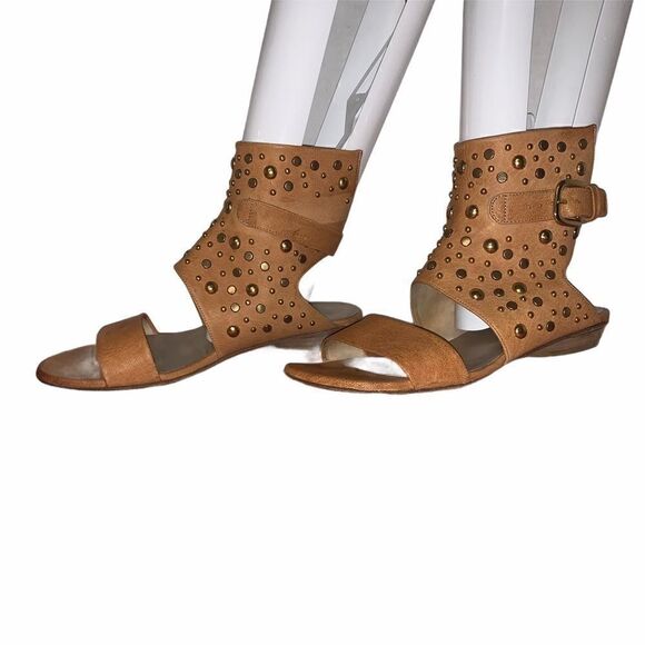 Studded ankle cuff sandals Stuart Weitzman - Picture 3 of 10